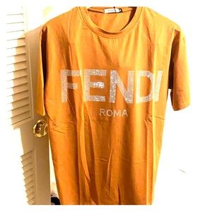 FENDI Roma Sparkle tshirt